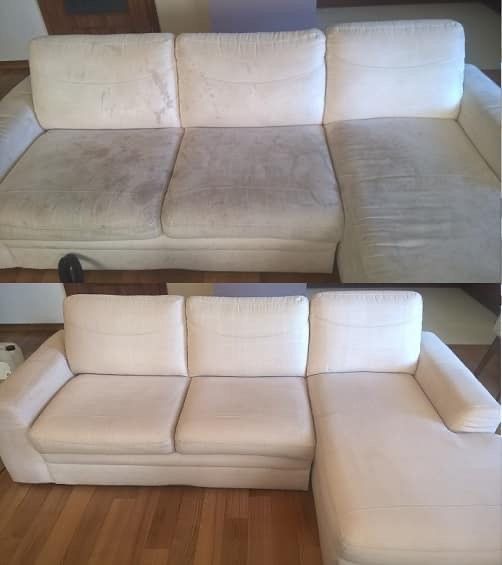 Koltuk temizlik detayı