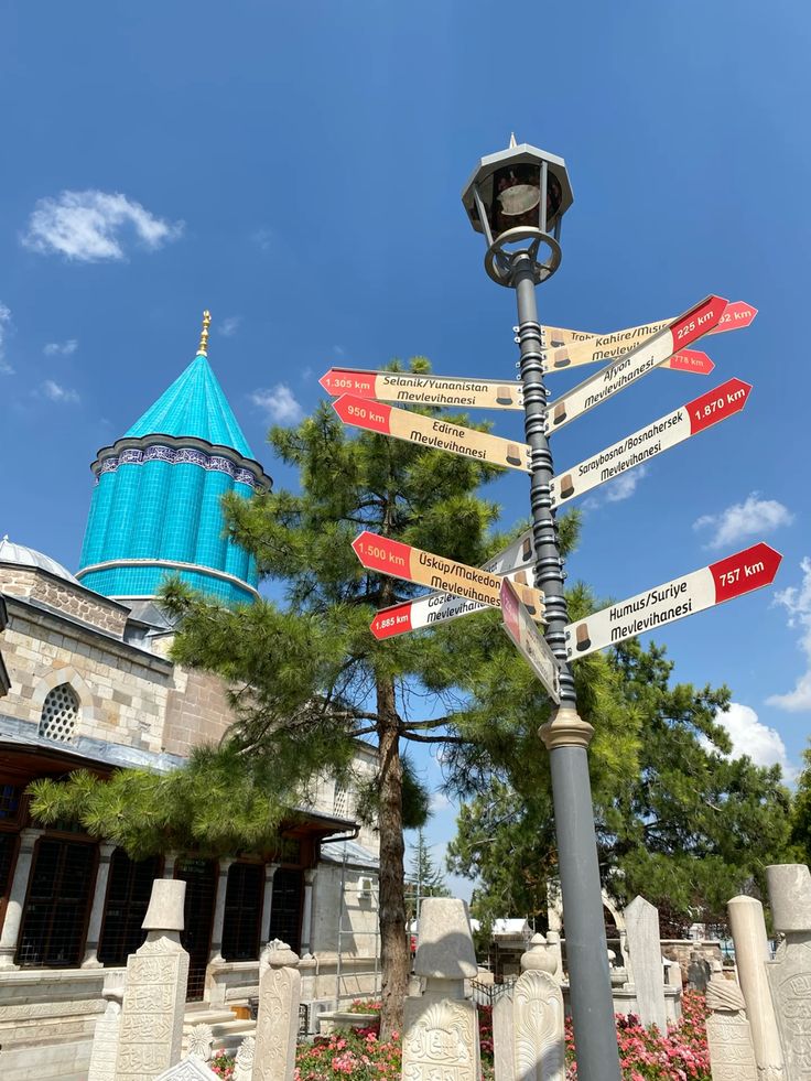 Karatay Halı Yıkama için Konya Mevlana yön tabelası görseli